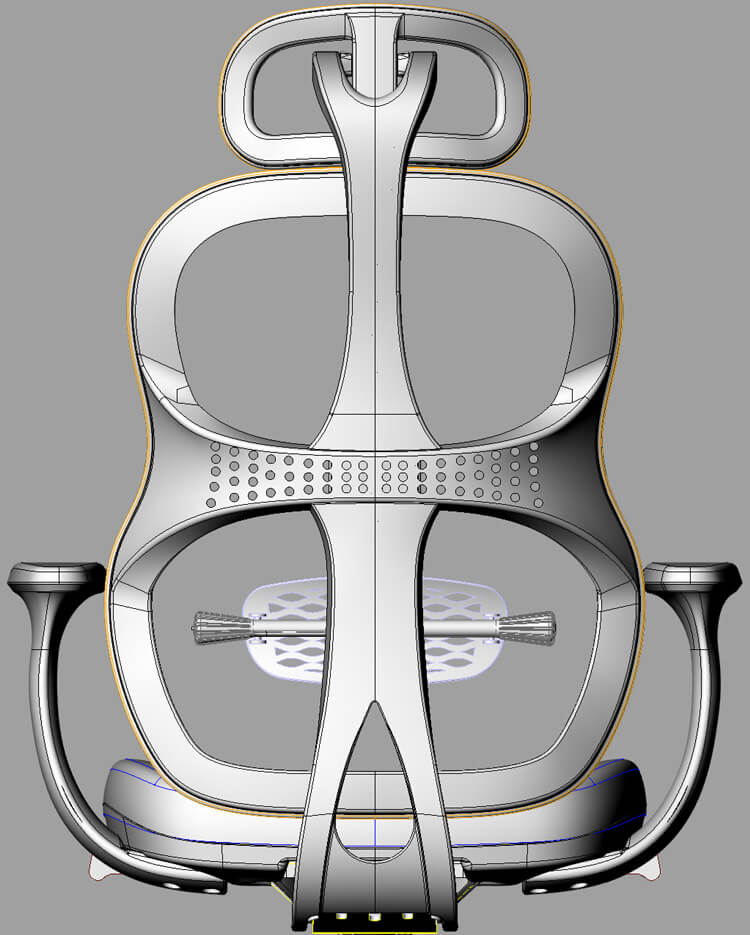 3D-Produktvisualisierung Stuhl