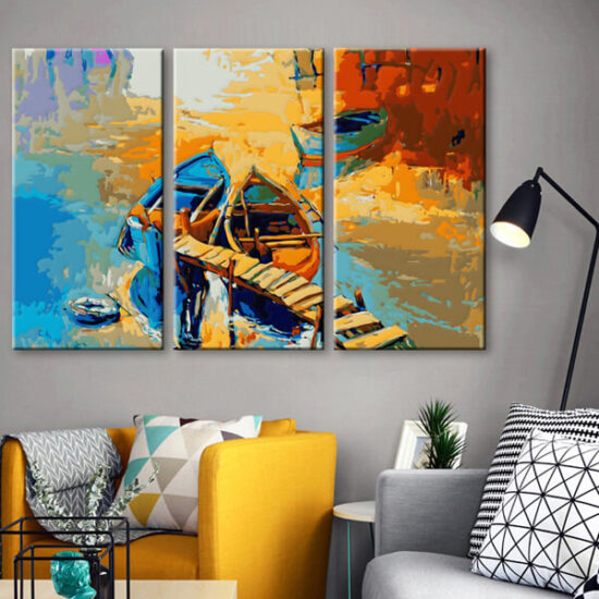 myPaintLab Multipanel paint by numbers themes on canvas