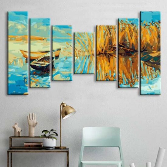 myPaintLab Multipanel paint by numbers themes on canvas