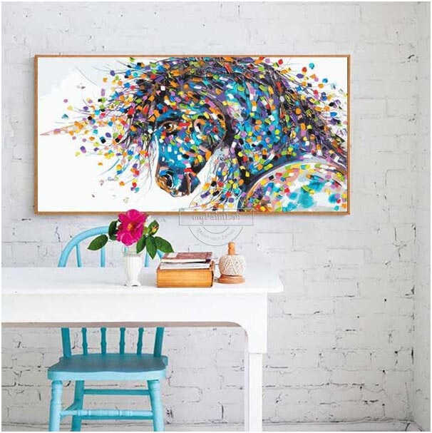 Painting by Numbers Unicorn Animals Modern animal art Painting