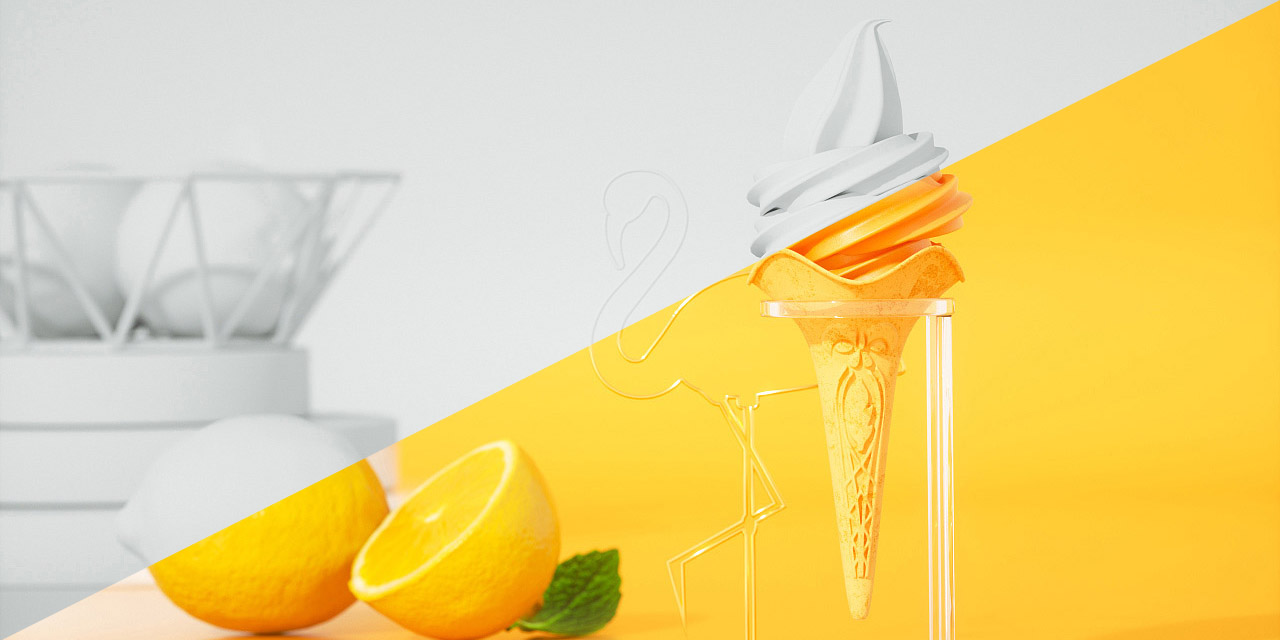 3D Rendering Visualisierung Food