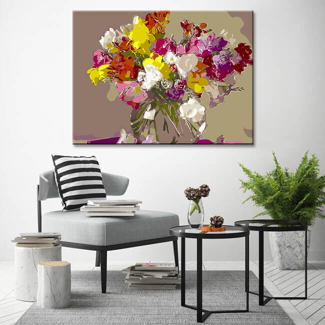 Painting By numbers flowers 29