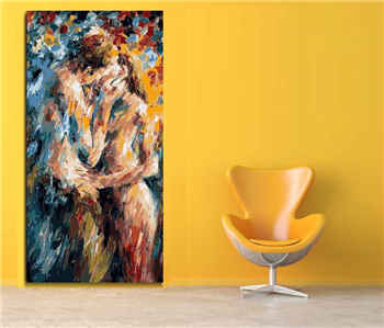 Painting by Numbers Act Loving couple Intimate love