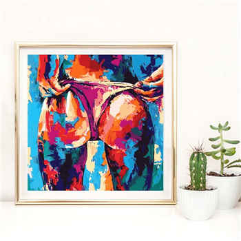 Painting by Numbers for Adults Butt Art