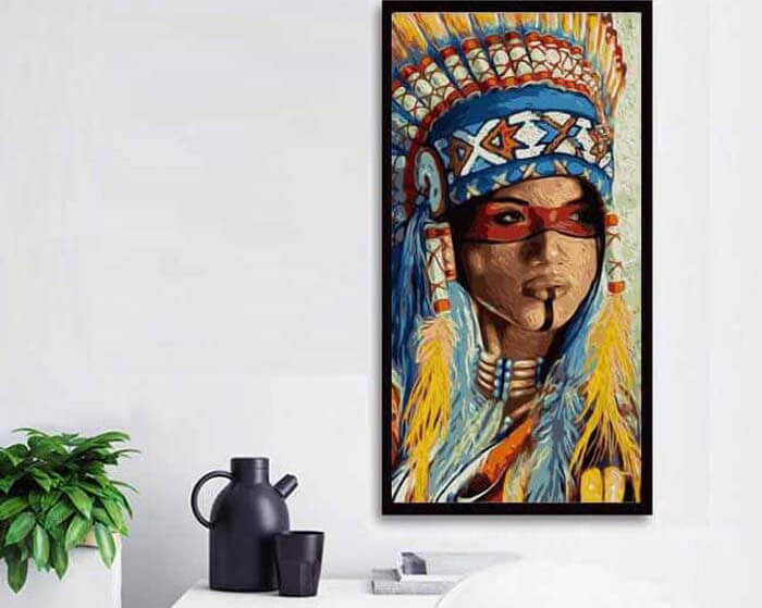 Painting by numbers Native American tradition North America