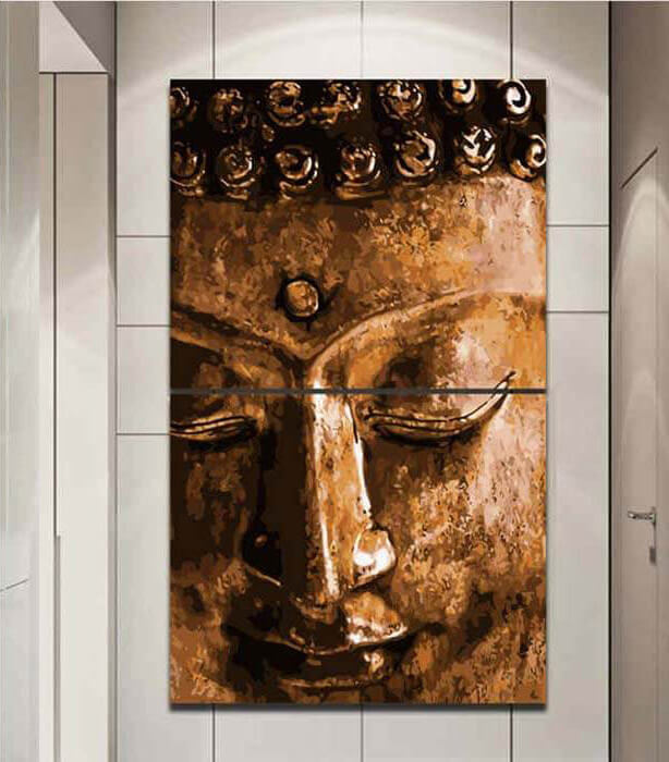 Painting by Numbers-Bronz Buddha 2-Partial