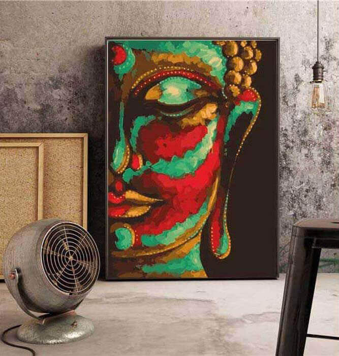 Painting by Numbers-Buddha in Color
