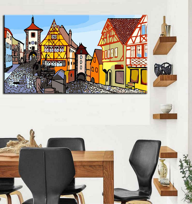 Painting by Numbers Rothenburg o.d. Tauber
