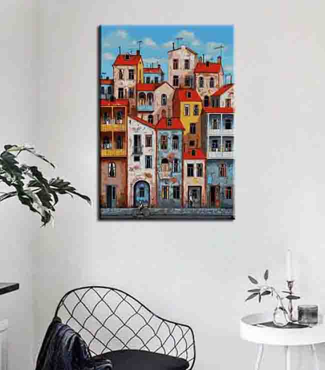 Painting by Numbers Art Italian City
