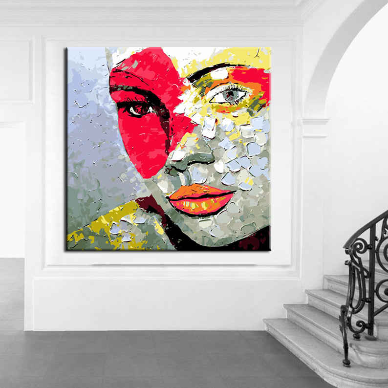 Painting by Numbers Modern Art Woman Face