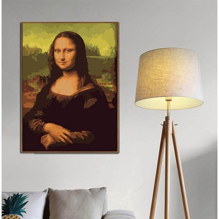Paint by numbers Mona Lisa