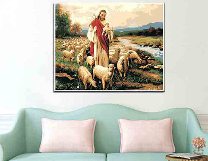 Paint by numbers The good Shepherd