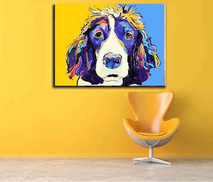 Painting by Numbers Dog Animal art