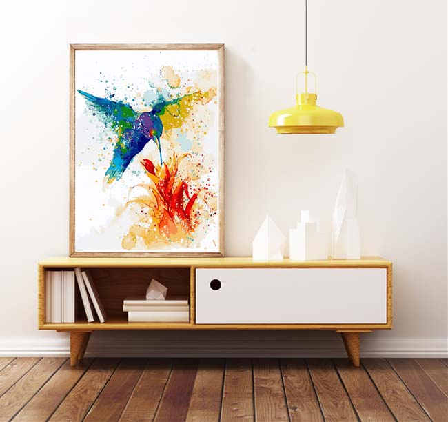 Painting by Numbers Hummingbirds Modern animal art