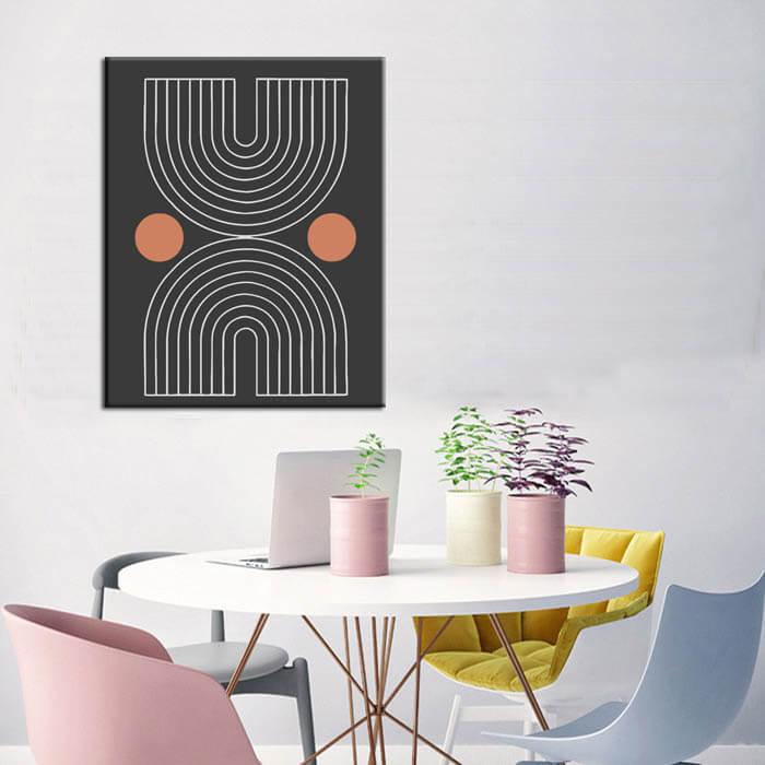 Painting by Numbers Art Minimalism Free Design Geometry White Stripes