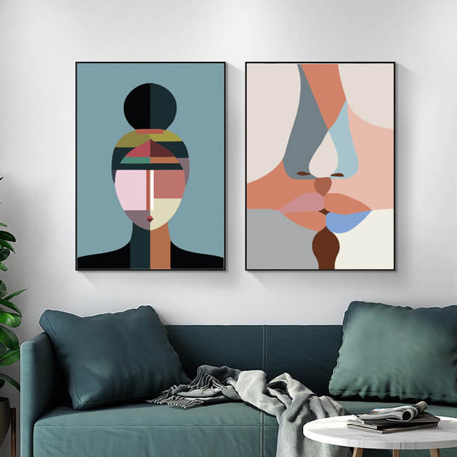 Painting by Numbers Art Geometric Abstract Figure Image