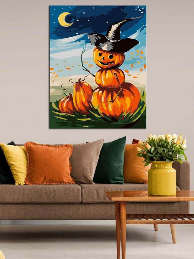 Paint by Numbers pumpkin halloween | Made in Germany