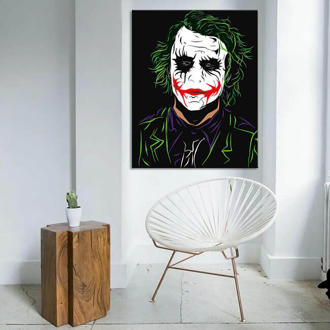 Malen nach Zahlen Joker Porträt Versand aus DE