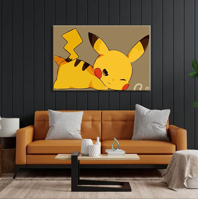 Paint by Numbers sleeping pokémon | Made in Germany