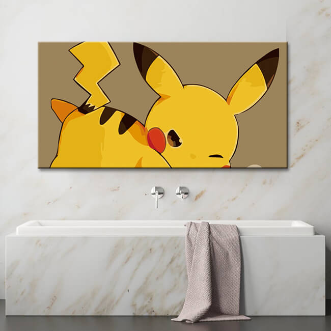 Paint by Numbers sleeping pokémon | Made in Germany