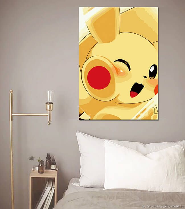 Paint by Numbers cute pokémon | Made in Germany