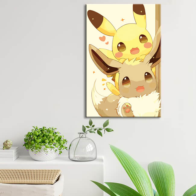 Paint by Numbers raichu pokémon | Made in Germany