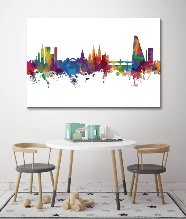 Painting by Numbers Switzerland Skyline Bâle