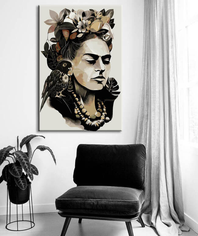 Malen nach Zahlen Frida Kahlo Kunst