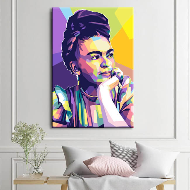 Paint by Numbers Frida Kahlo pop art