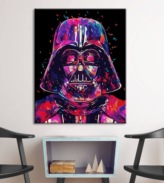 Paint by Numbers darth vader star wars