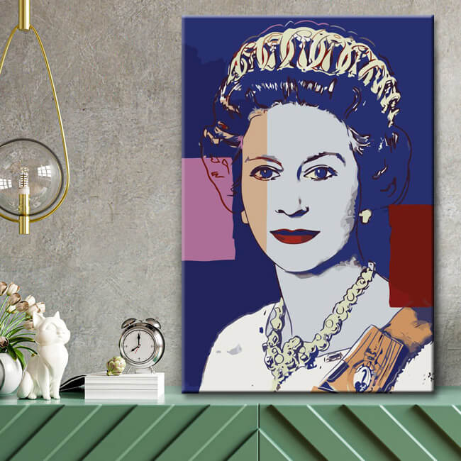 Paint by Numbers young queen elizabeth II | Made in Germany