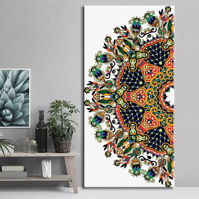 Paint by Numbers vintage mandala art