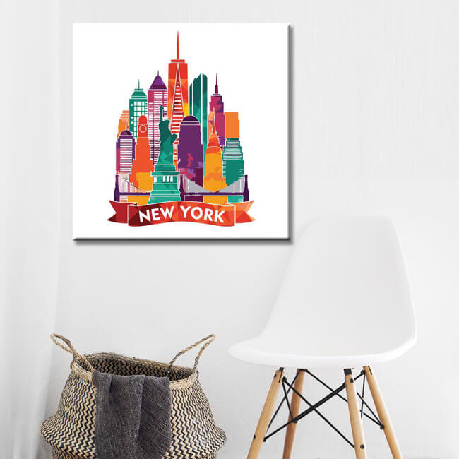 Paint by Numbers world city skylines - New York city