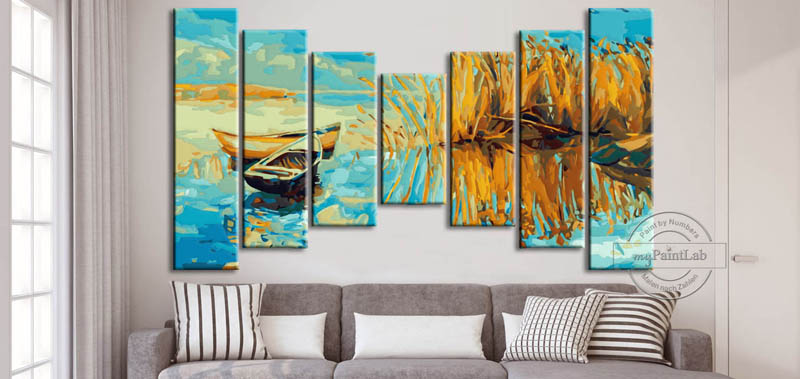 Multi panel design Paint by Numbers as perfect wall art