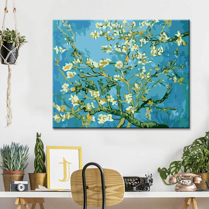 Malen nach Zahlen Mandelblüte Van Gogh