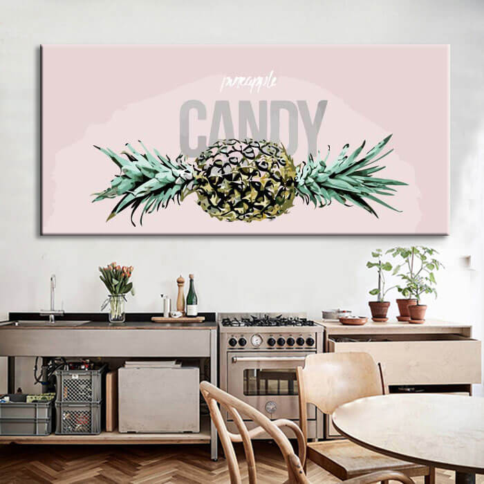 Malen nach Zahlen Ananas candy