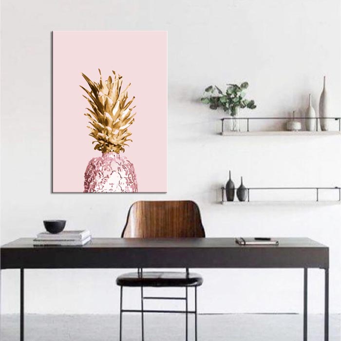 Malen nach Zahlen Ananas