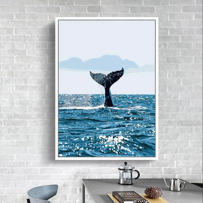 Painting by Numbers whale