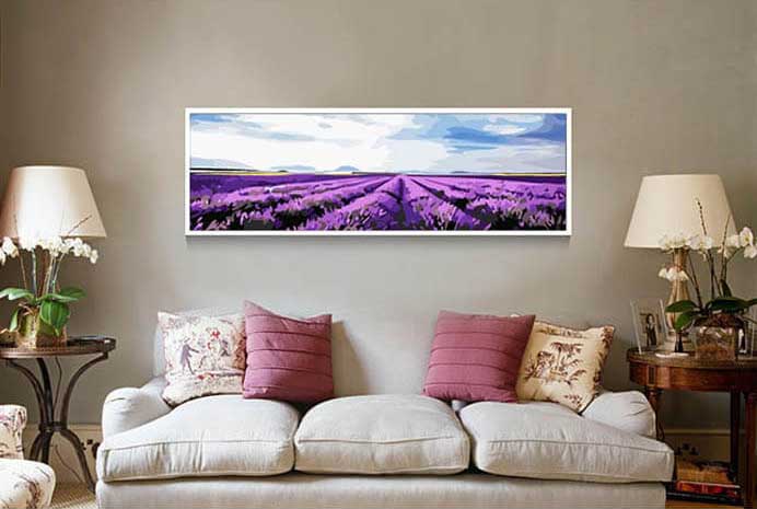 Painting by Numbers Lavender fields