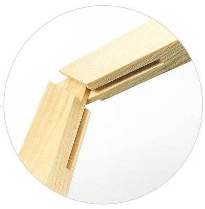 Wood stretcher bars / wood frames for Paint by Numbers canvas