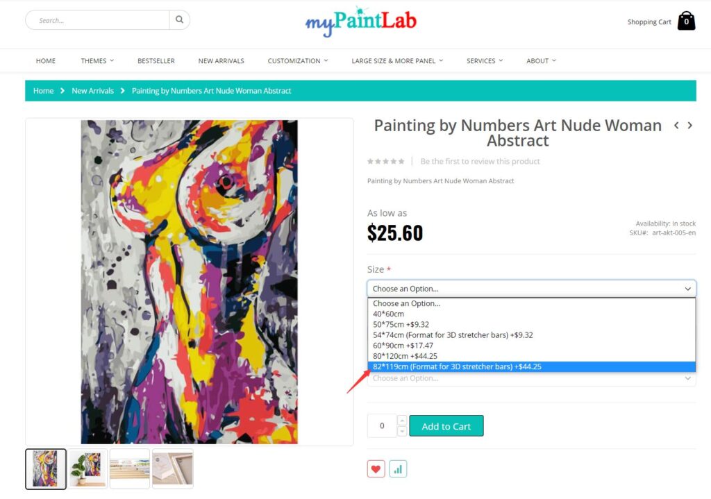 myPaintLab - Extra large paint by numbers themes on canvas