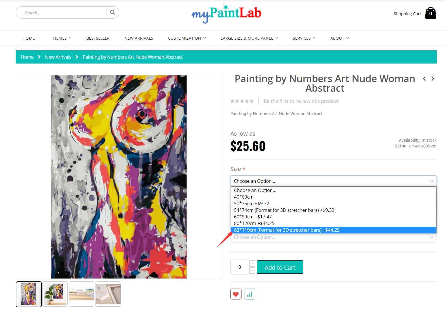 myPaintLab Extra large paint by numbers themes on canvas